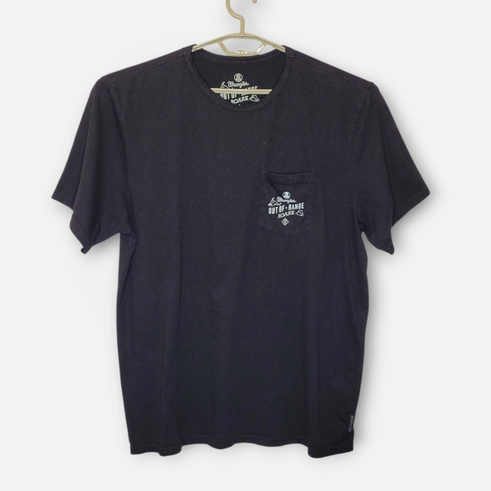 Roark x Wrangler Out Of Range Pocket Tshirt XL Black